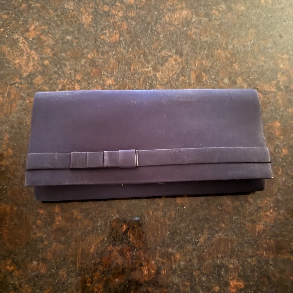 Carla March Elegant Navy Clutch